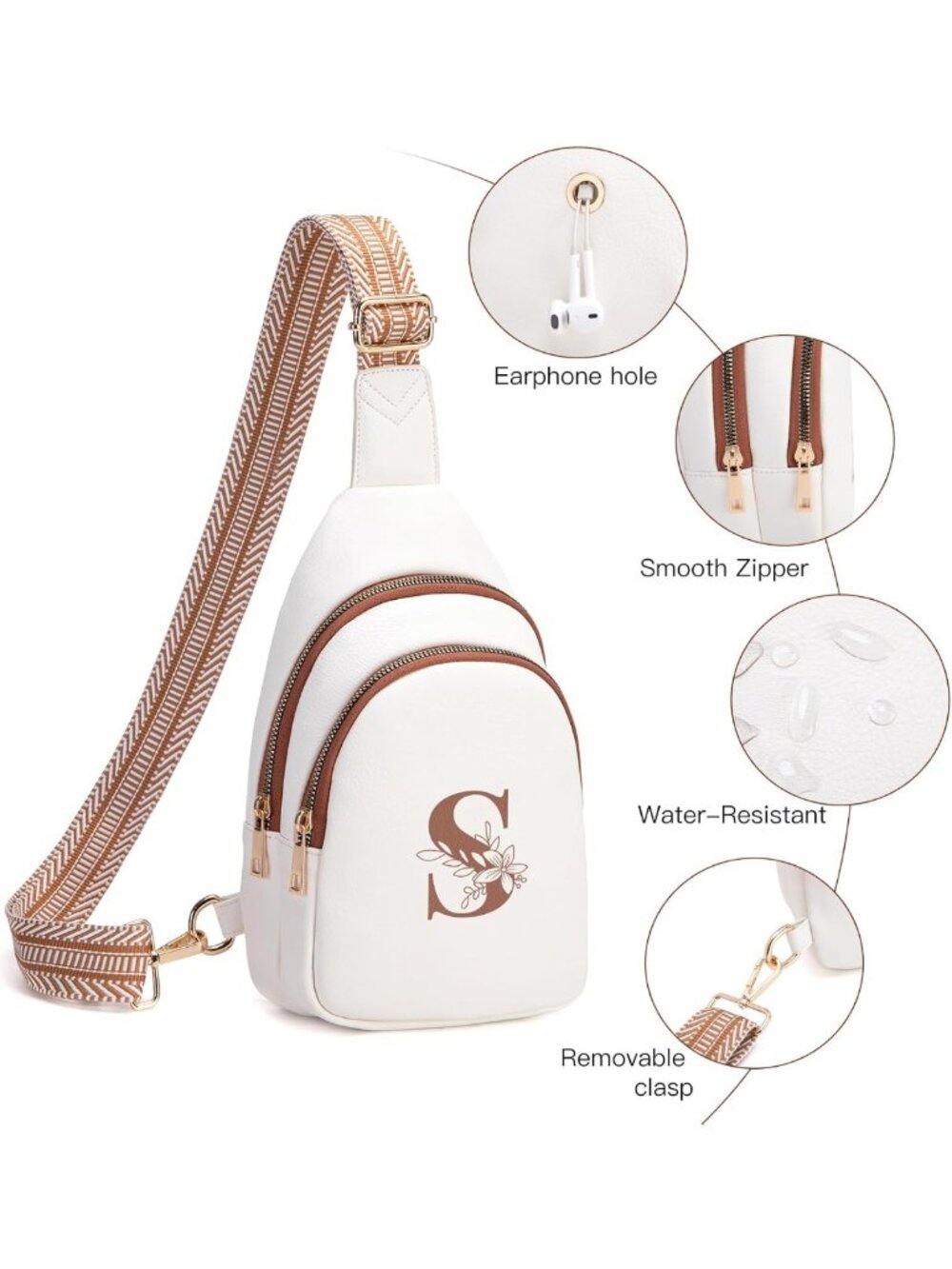 Stylish Personalized Crossbody Sling Bag for Women - Perfect Gift for Mom & Wife - Picture 4 of 6